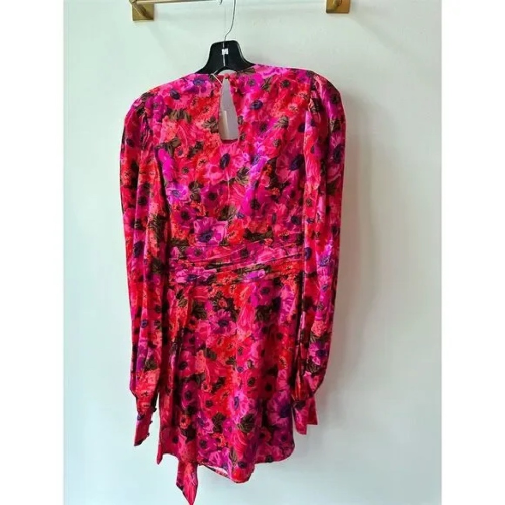 For Love & Lemons Lauren Floral Cutout Mini Dress Size XS NWT - Picture 10 of 14